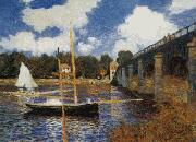 Claude Monet Bridge at Argenteuil oil on canvas